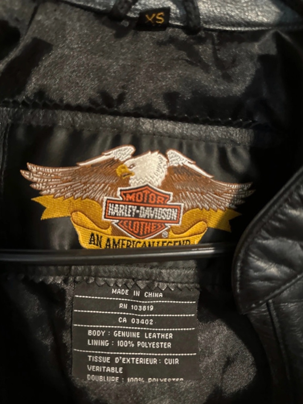 Harley-Davidson Black Women’s Leather Biker Jacket - Picture 9 of 11
